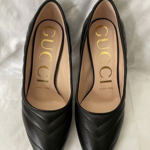 Gucci Matelasse Leather Pumps Size 36